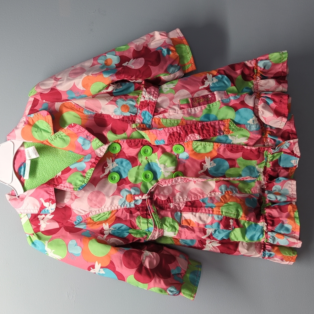 Colorful Kids Jacket with Floral Pattern